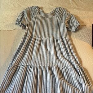 Martha’s Vineyard Striped Blue and White Dress